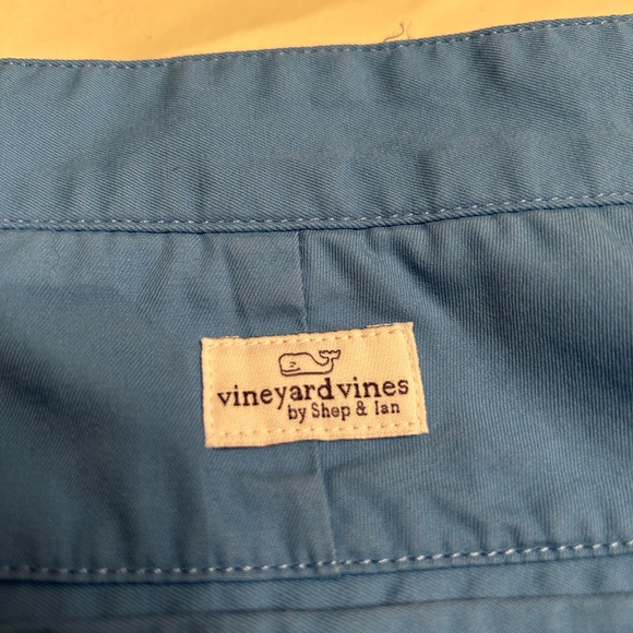 Vineyard Vines Shorts Mens 35 Blue Short Logo Casual Golf Golfing Preppy - Picture 6 of 8